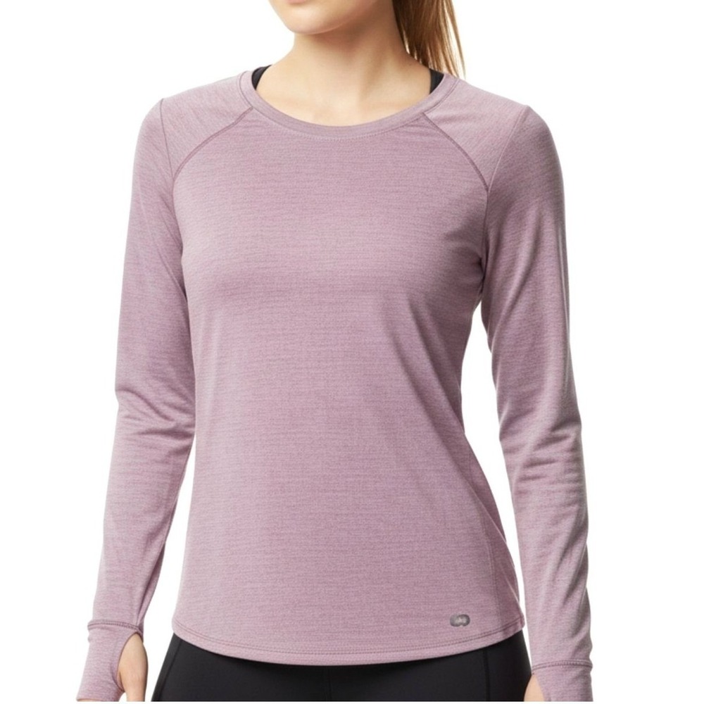 OGIO Purple Lavender Mauve Performance Long Sleeve Athletic Top Women Small‎